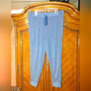 Felina Womens Extra-Large Blue Long Pants